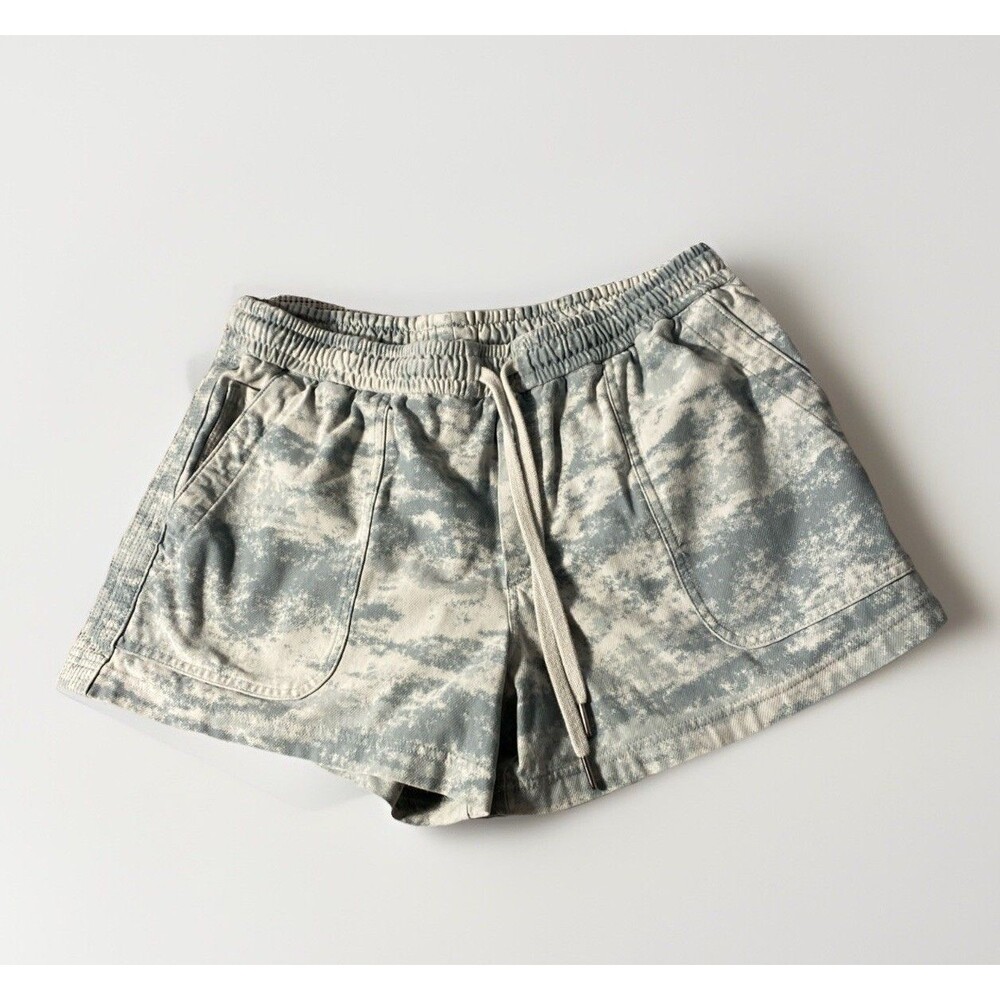 Athleta Gray Pull On Casual Drawstring Shorts Womens  Size XL